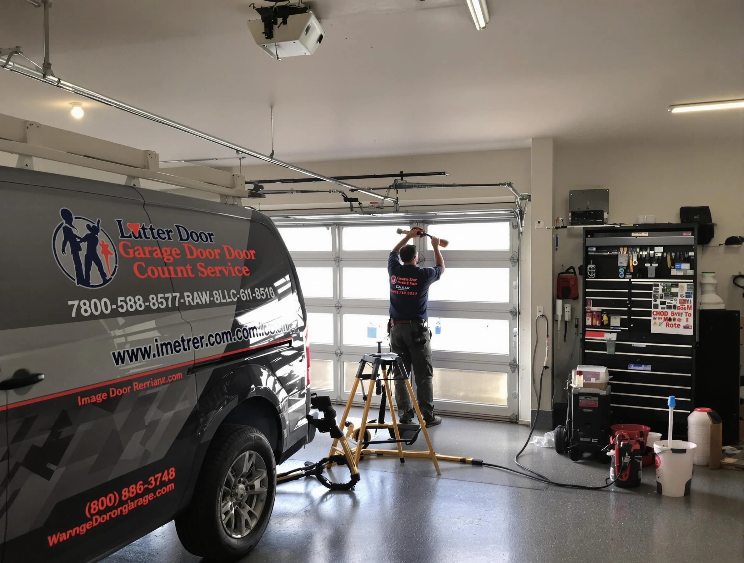 Amesbury Garage Door Repair rapid response team performing same-day repair in Amesbury